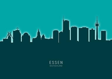 Essen Skyline Deutschland