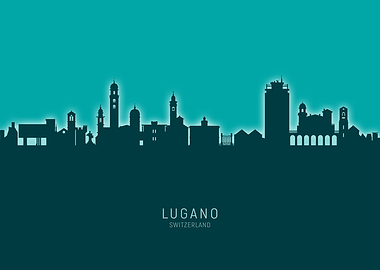 Lugano Skyline Switzerland