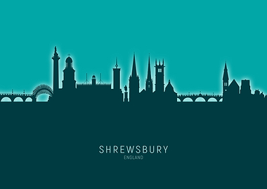 Shrewsbury Skyline England