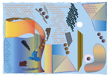 Liberty abstract poster