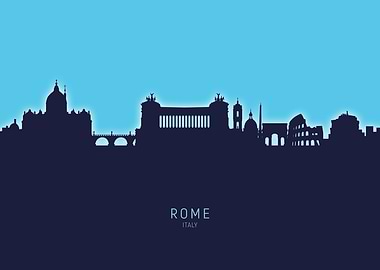 Rome Skyline Italy