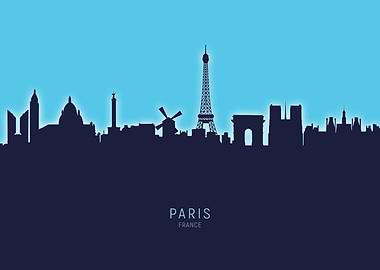 Paris Skyline France