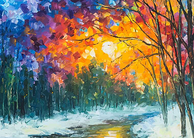 Leonid Afremov Landscape