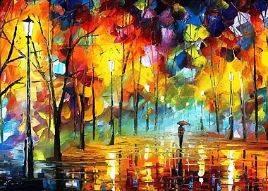 Leonid Afremov Landscape