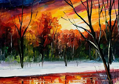 Leonid Afremov Landscape