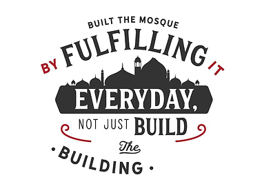 built the mosque
