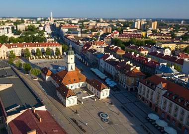 Bialystok from the sky