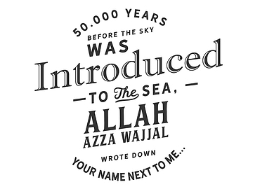 wrote down your name