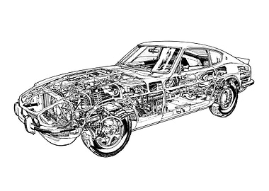 1969 Datsun 240Z HS30 car