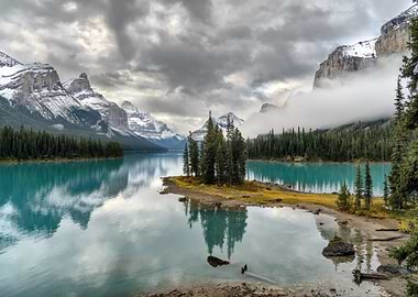Mountains on Lake Canada