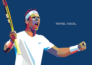Rafael Nadal Pop Art