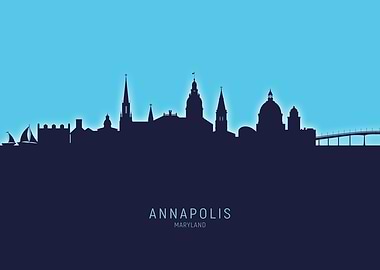 Annapolis Skyline Maryland