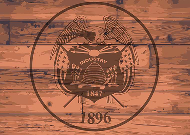 Utah State Flag Brand