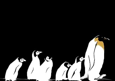 penguin silhouettes