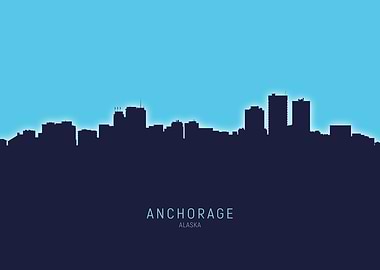 Anchorage Skyline Alaska