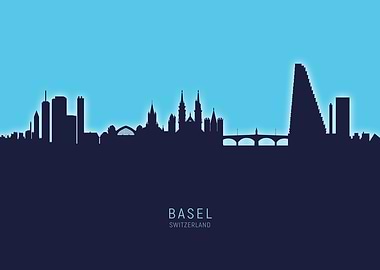 Basel Skyline Switzerland