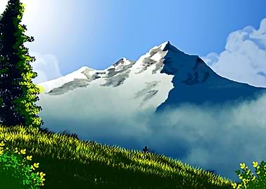 the mountain