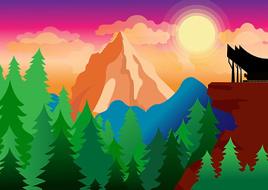 toraja sunset
