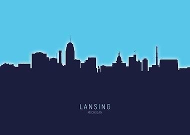 Lansing Skyline Michigan
