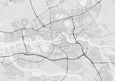 Rotterdam Netherlands Map