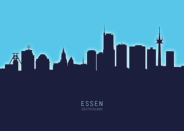 Essen Skyline Deutschland