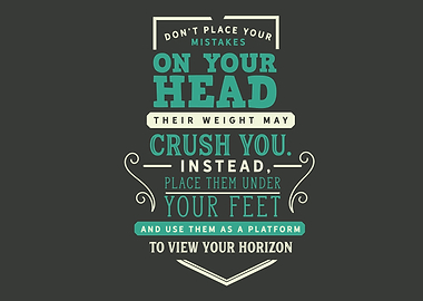 place them under your feet