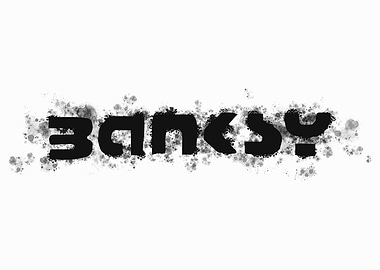 Banksy Signature Splash
