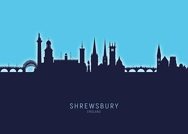 Shrewsbury Skyline England