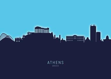 Athens Skyline Greece