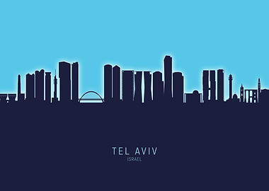 Tel Aviv Skyline Israel