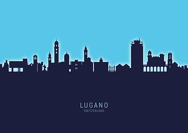 Lugano Skyline Switzerland