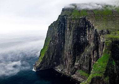 Drone in the Faroe Islands