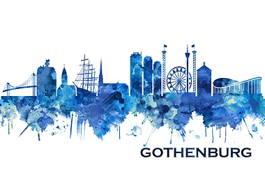 Gothenburg Sweden Skyline