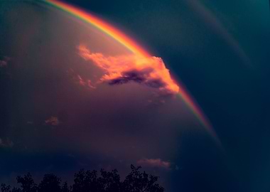 Rainbow sky
