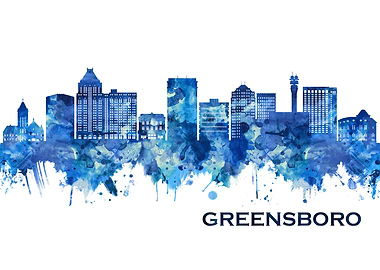 Greensboro Skyline Blue