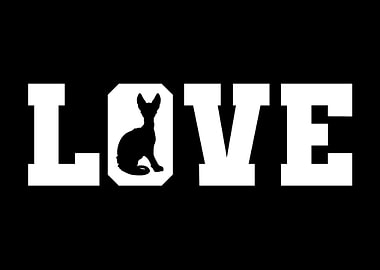 Love Sphynx Silhouette