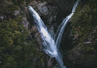 Grimselpass Waterfall