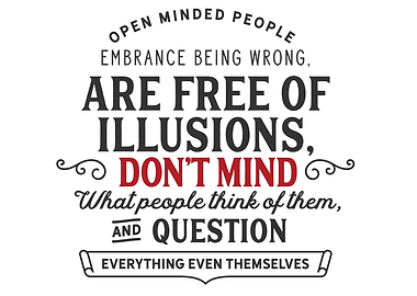 open minded people