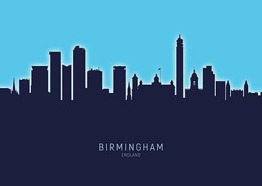 Birmingham Skyline England