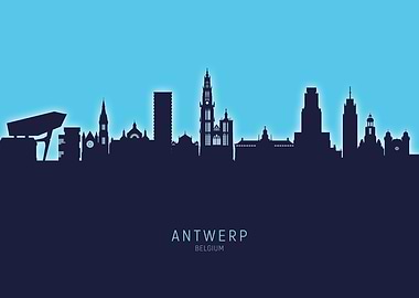 Antwerp Skyline Belgium