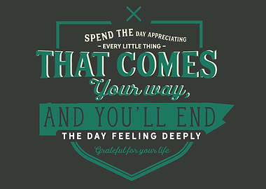 grateful for your life