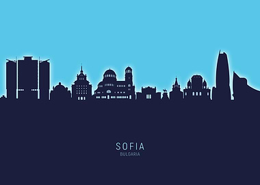 Sofia Skyline Bulgaria