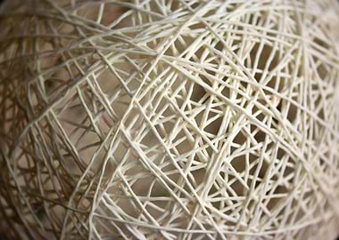 textile white thread