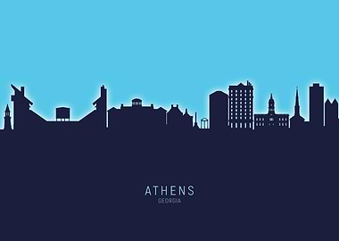 Athens Skyline Georgia