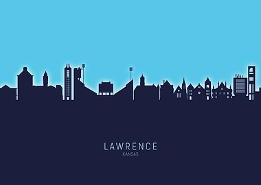 Lawrence Skyline Kansas