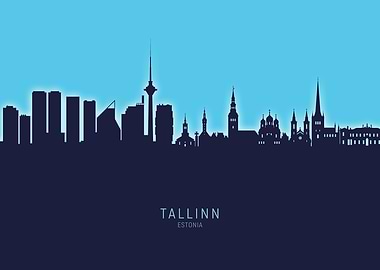 Tallinn Skyline Estonia