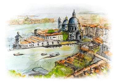 Venice Italy Watercolor