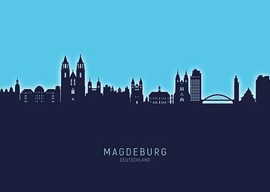 Magdeburg Skyline