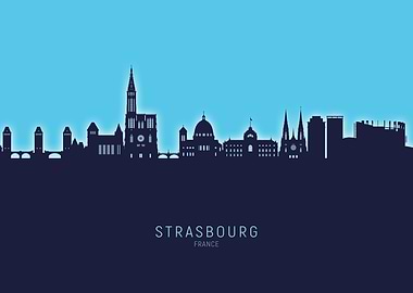 Strasbourg Skyline France