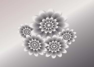 Silver petals bouquet